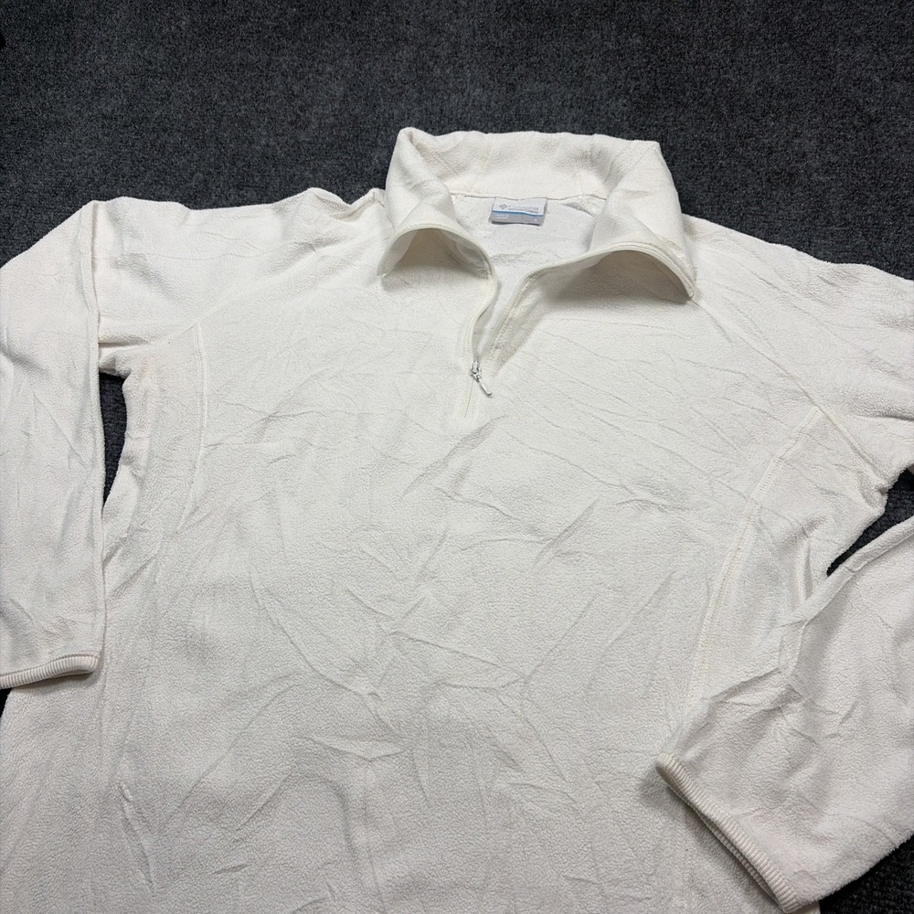 Columbia Pullover Quarter Zip Fleece Sweatshirt Size L